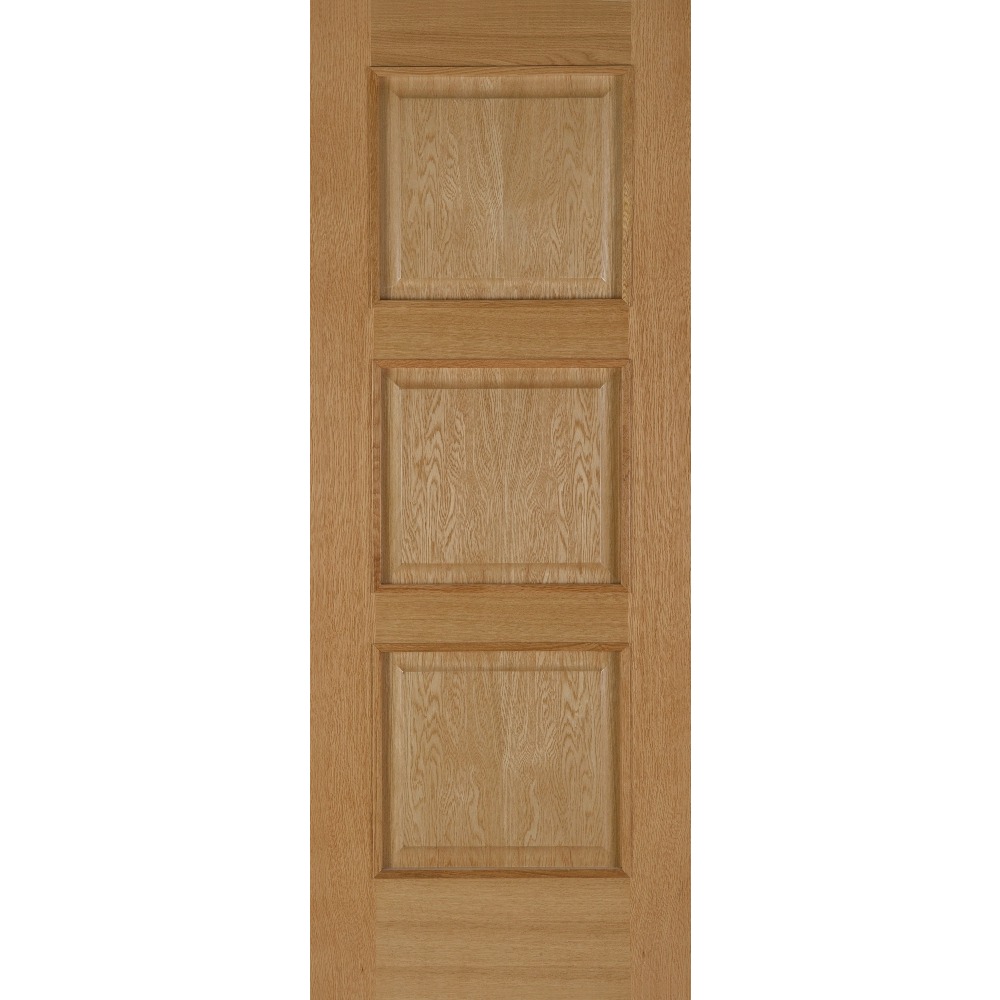 Internal Pre-Finished Oak Madrid 3 Panel Door